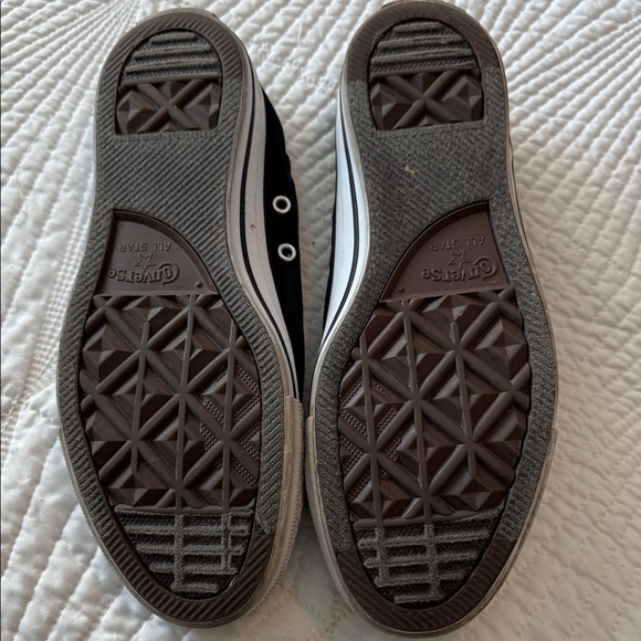 Converse Black and White Canvas Sneakers - Picture 6 of 6